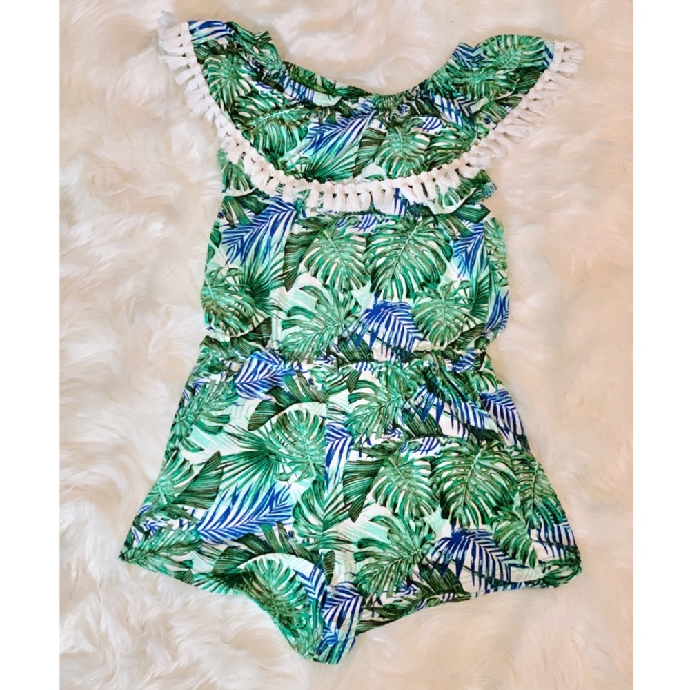 One Step Up Tropical Romper
